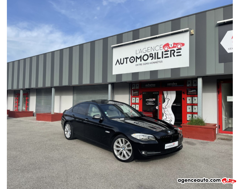 Achat voiture occasion, Auto occasion pas cher | Agence Auto Bmw Série 5 530d (F10) 245cv LUXURY Noir Année 2011 Automatique Diesel